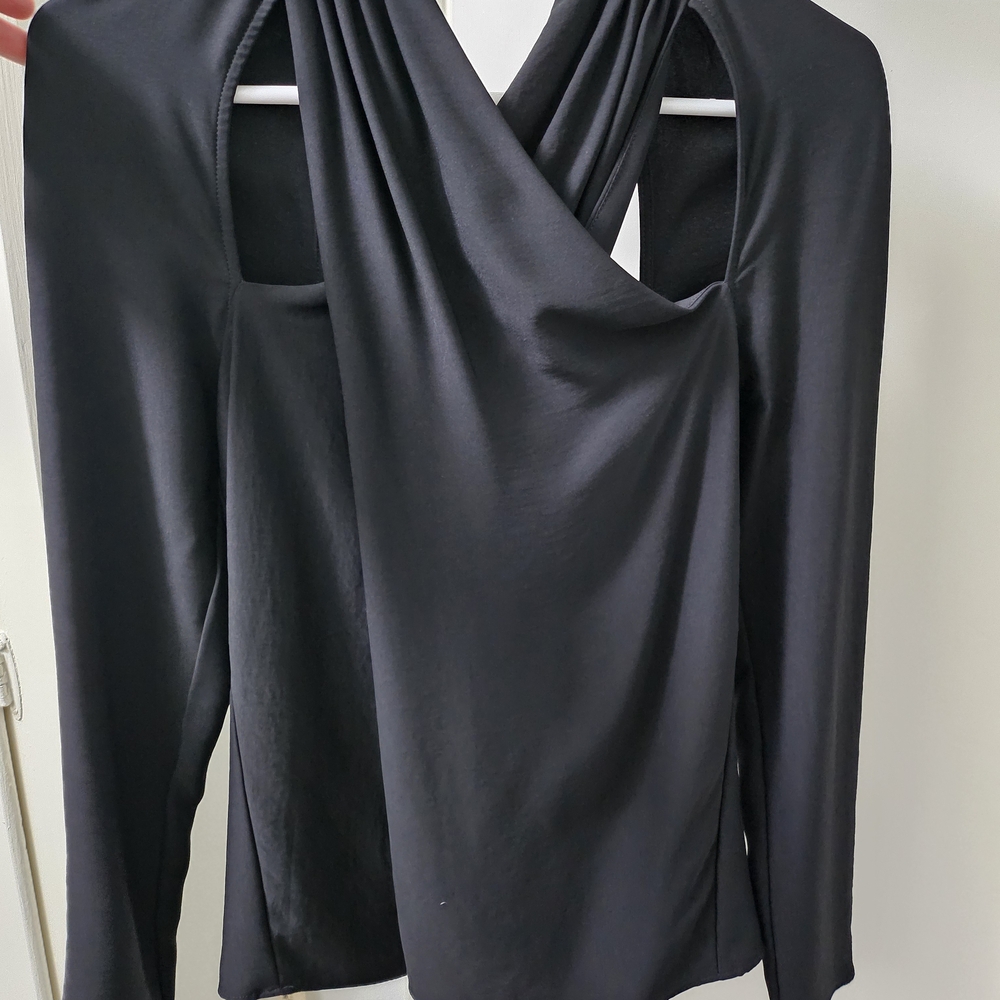 Express Open Back Crisscross Blouse